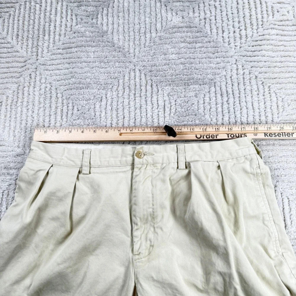 Polo Ralph Lauren Ethan Pant Mens 36x34 Beige Chinos Preppy VTG Y2K Old Money
